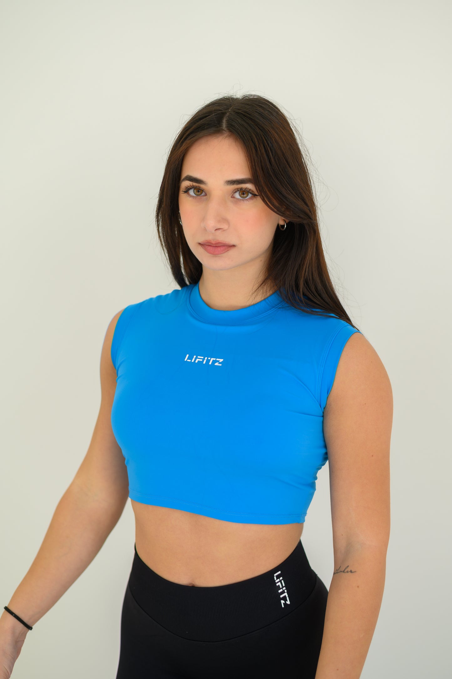 AURA TECH CROP TOP Electric Sky- LIFITZ®