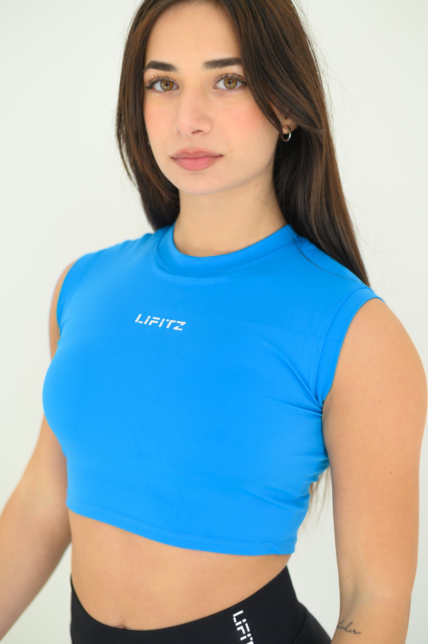 AURA TECH CROP TOP Electric Sky- LIFITZ®